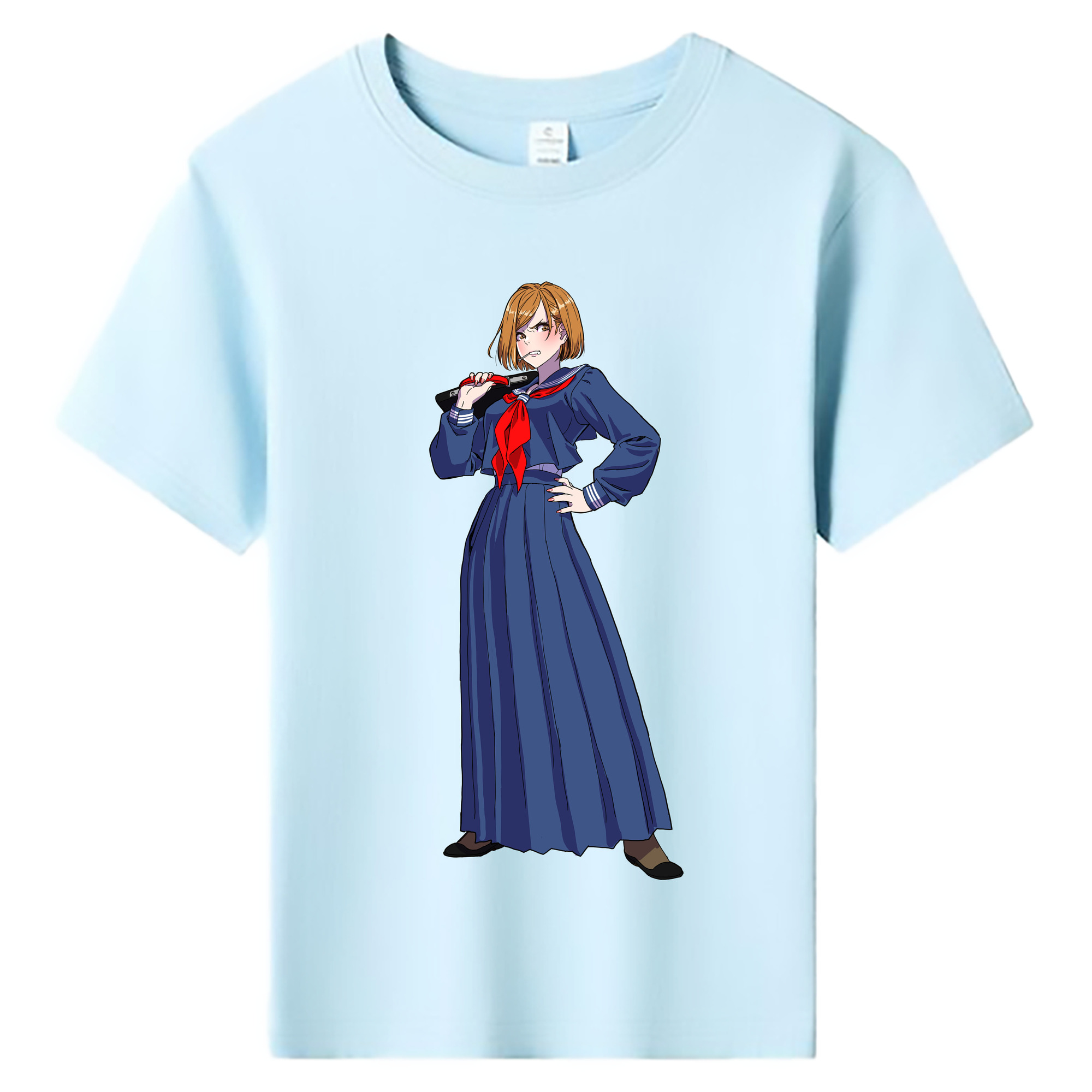 （画像用） 呪術廻戦 Jujutsu Kaisen 綿100％キッズTシャツ（フロントプリント）